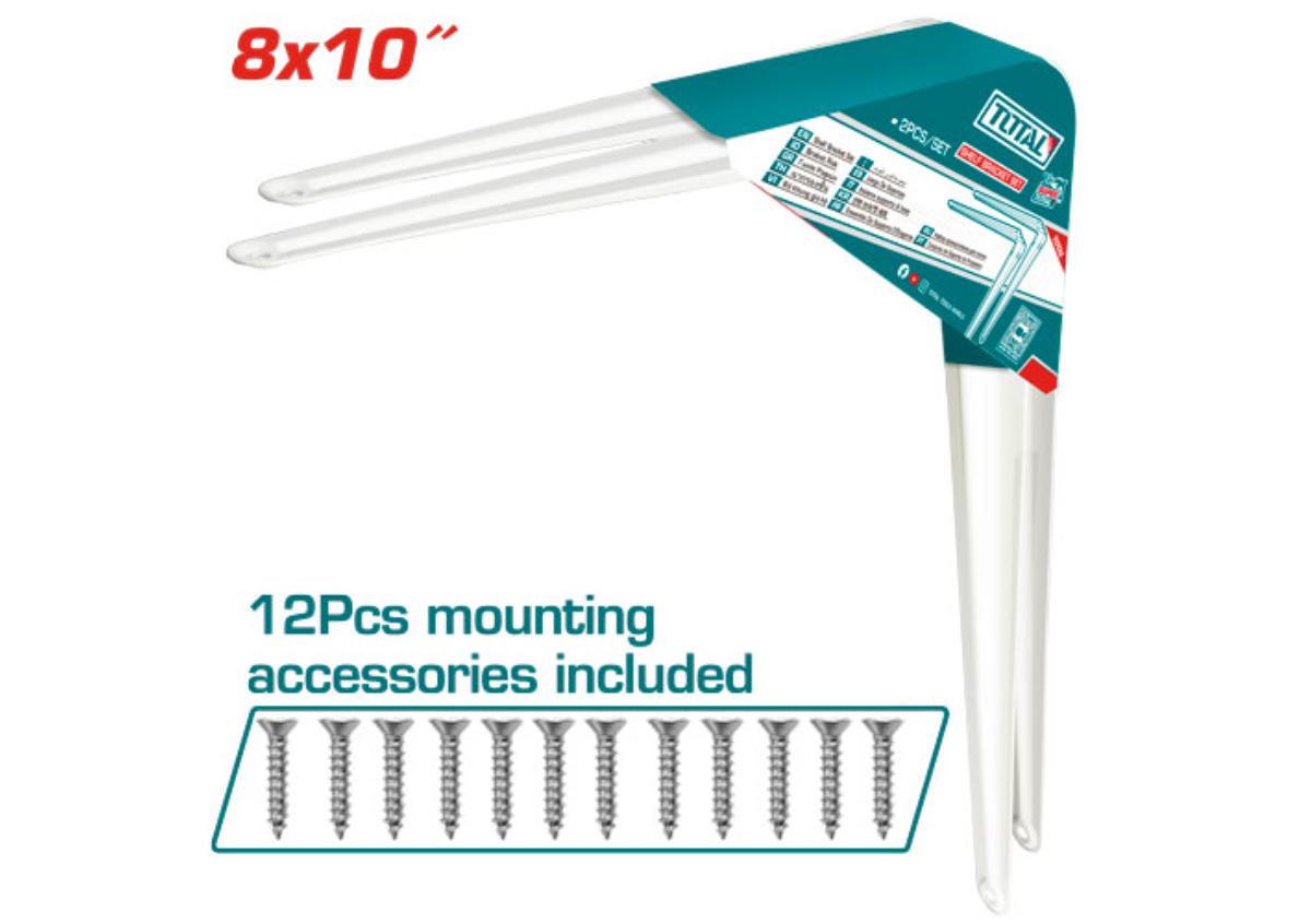 Комплект кронштейнов для полок  8x10” TOTAL TSB10810