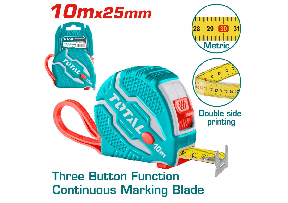 Մետր 10մx25մմ TOTAL TMT126101M