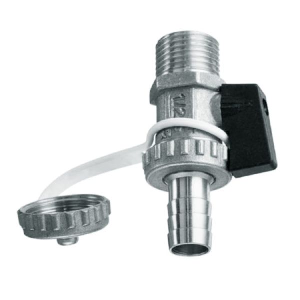 Кран сливной 1/2", хромированный FAR