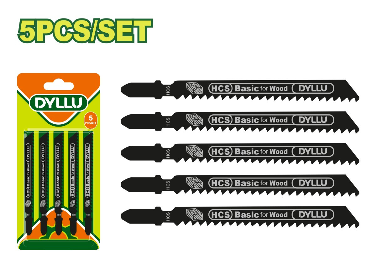 Նրբասղոցի 5 հատ փայտի դանակների հավաքածու DYLLU DTJB111C 74մմ
