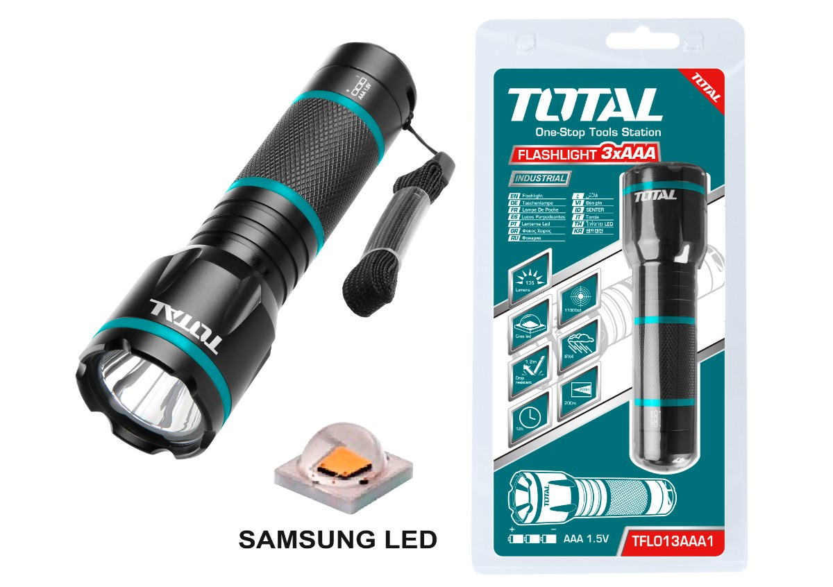 Фонарик 5 Вт 200 л  TFL013AAA1 TOTAL