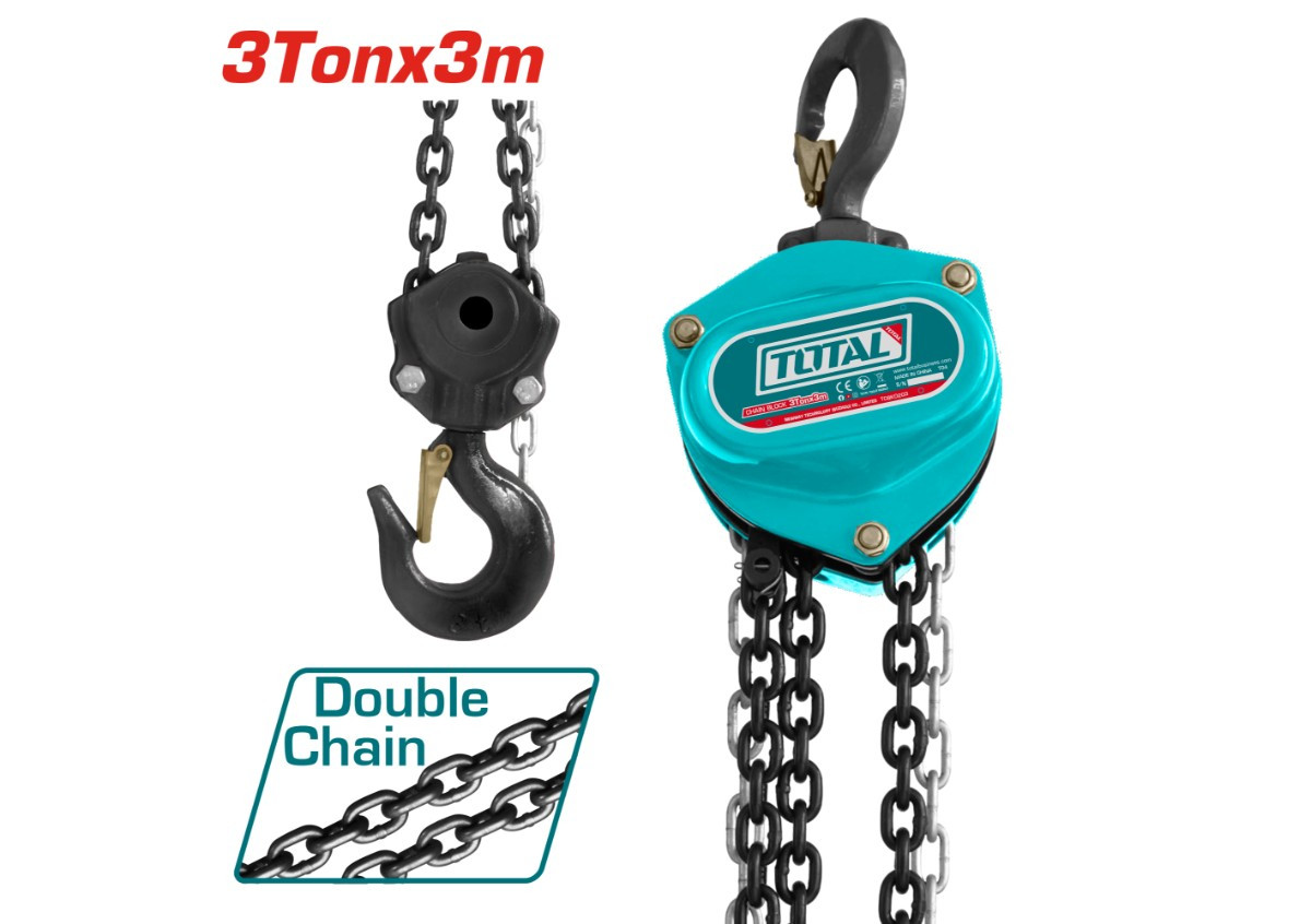 Տելֆեր մեխանիկական 3տ 3մ TOTAL TCBK0203