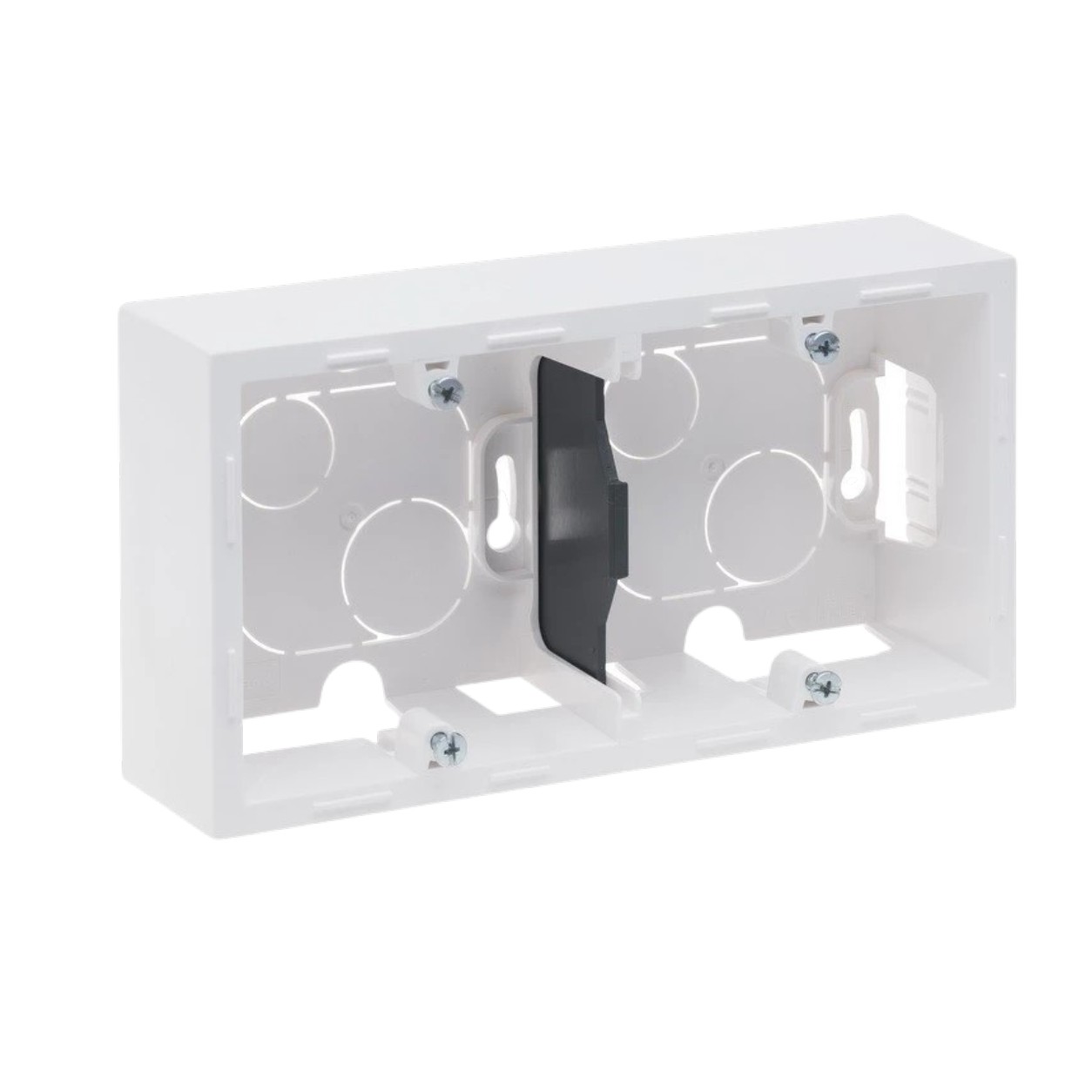 Коробка накладного монтажа 2 поста, белый, Suno  721195 Legrand