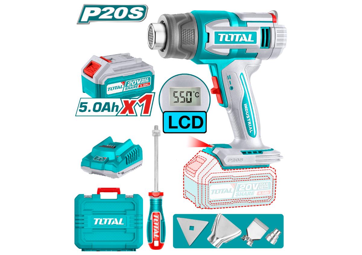 Տեխնիկական ֆեն մարտկոցային TBLI20035 TOTAL