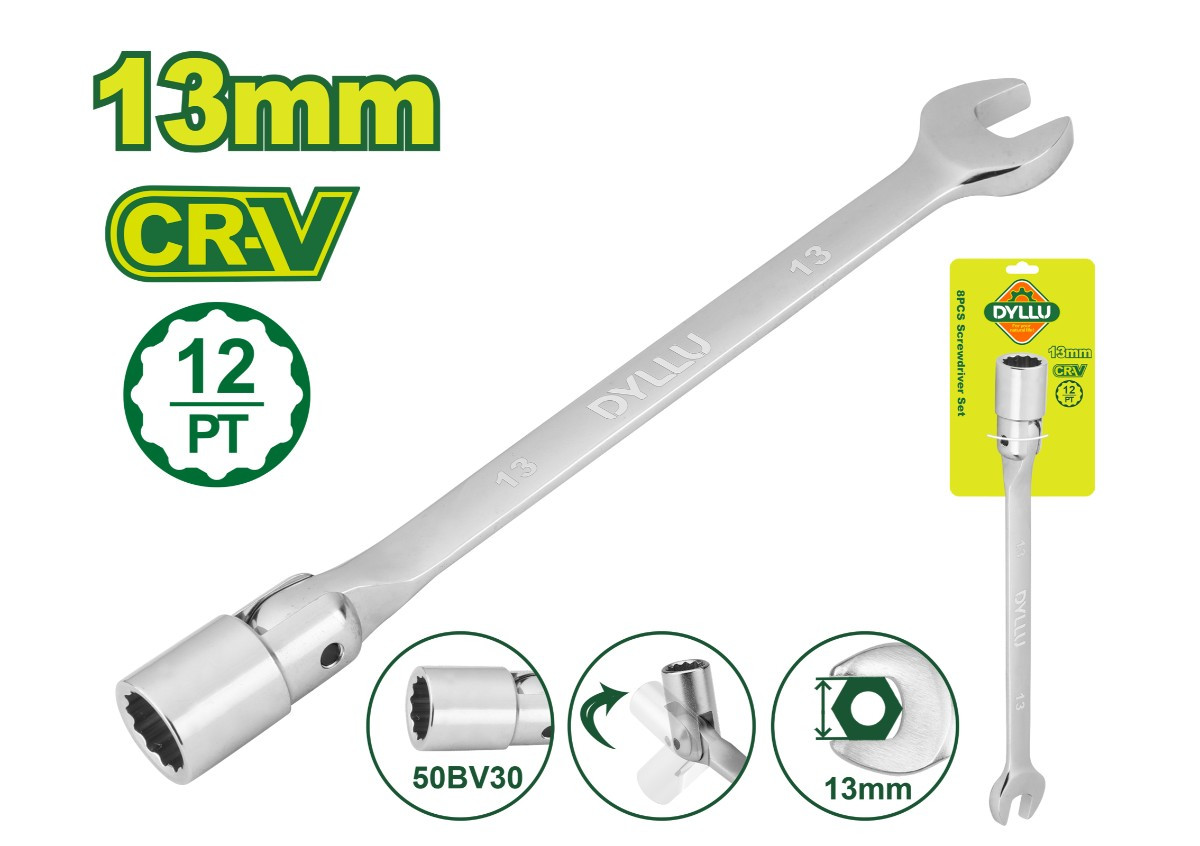 Բանալի՝ պտտվող գլխիկով DYLLU DTTH1E13 13մմ