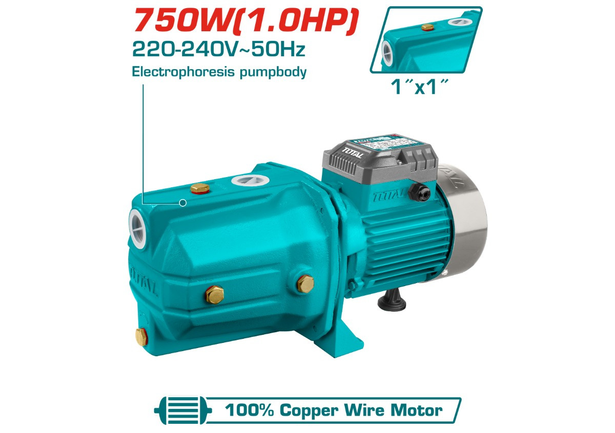Շիթային պոմպ 750W TOTAL TWP37506