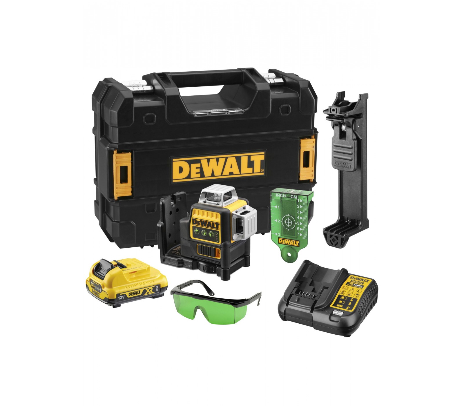 Լազերային հարթաչափ 12 վ կանաչ DCE 089 D1G QW  Dewalt