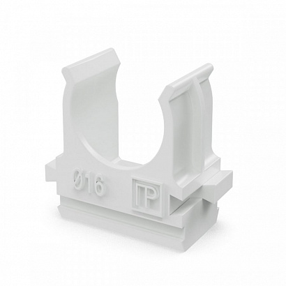 Պլաստմասե ամրակ սպիտակ 16մմ (100/2000) ПРОМРУКАВ