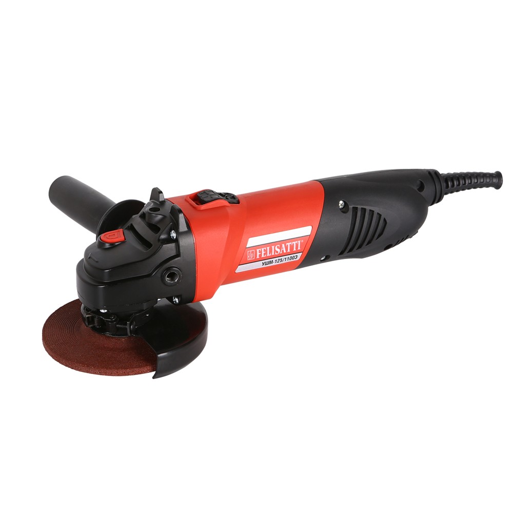 Անկյունային հղկող մեքենա 1100v USHM-125/1100 E Felisatti