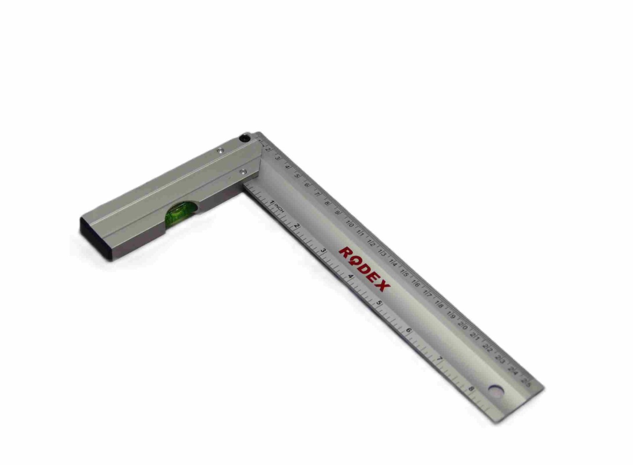 Угольник L Ruler with BUBLE 250mm (GNAB25) 60 Rodex