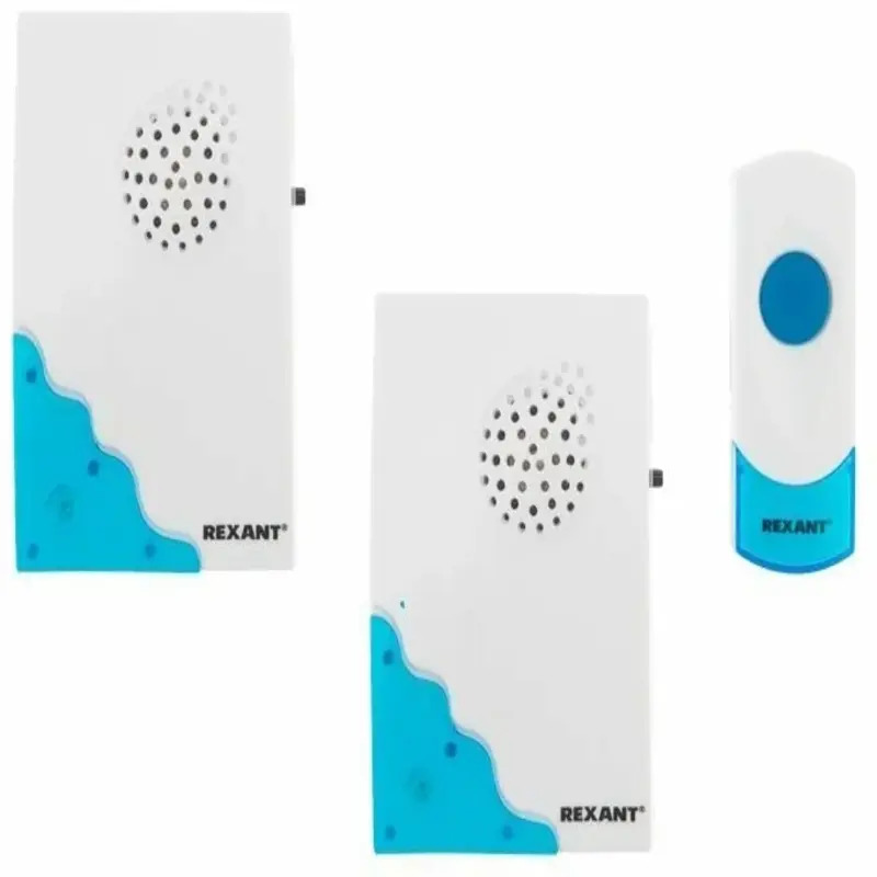 Звонок 2 кнопки, 1 приёмник  RX-5 REXANT