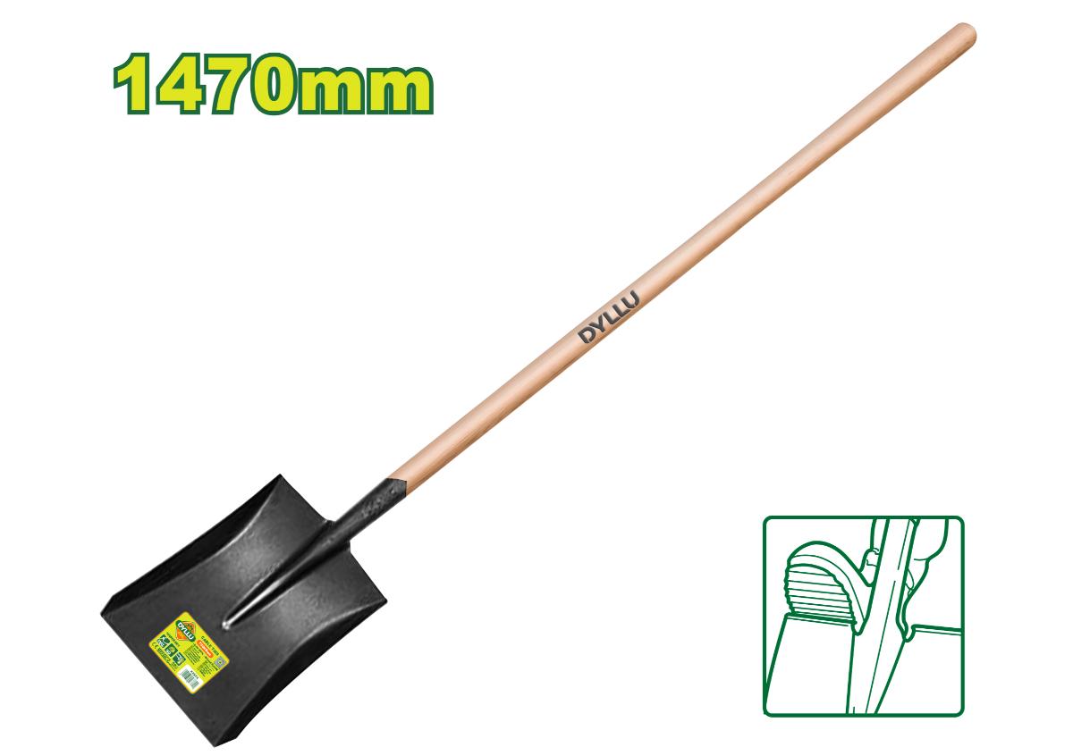 Գոգաթիավոր բահ պողպատե 1470 մմ DYLLU DTSE2317