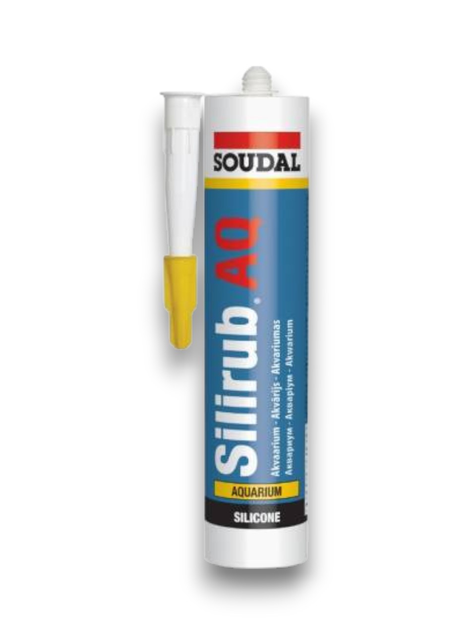 Силикон аквариумный бесцветный  SOUDAL