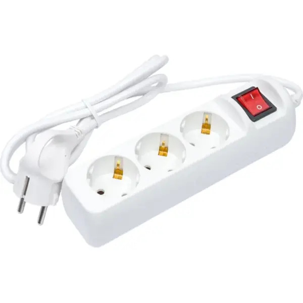 Երկարացման լար անջատիչով 3*1,5մ հողանց. (3*1մմ) GENERICA