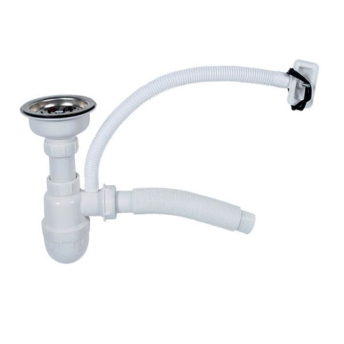 Սիֆոն 1 տեղ սլիվով HS-B001+E001+c003 գոֆրեով Granit