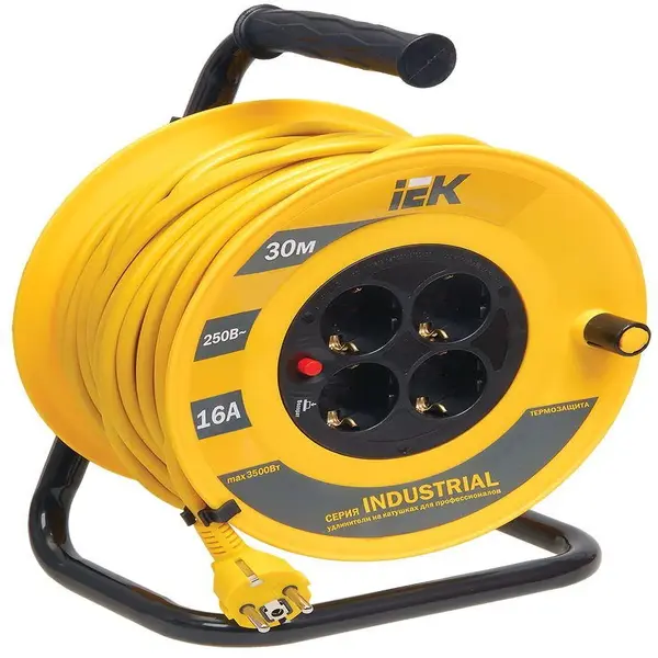 Катушка 4*30մ (3*1,5) INDUSTRIAL+ IEK