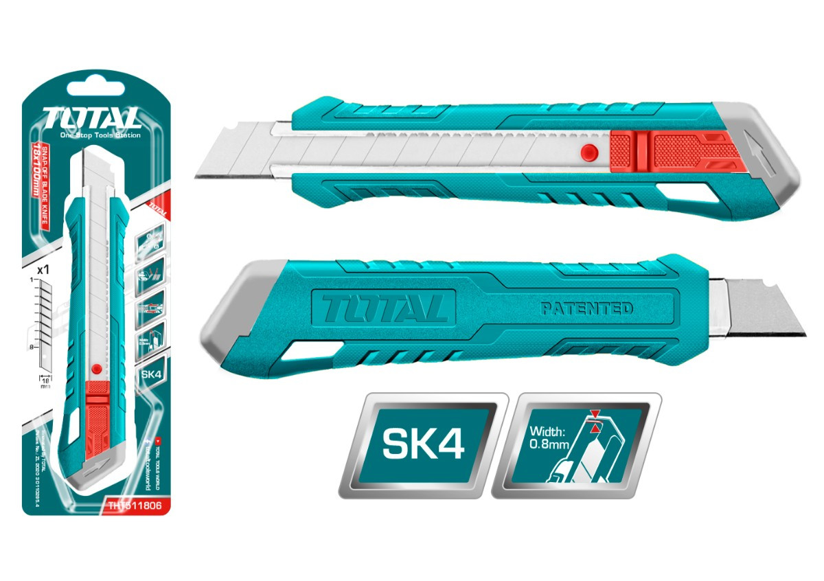 Դանակ 18մմ*100մմ TOTAL THT511806