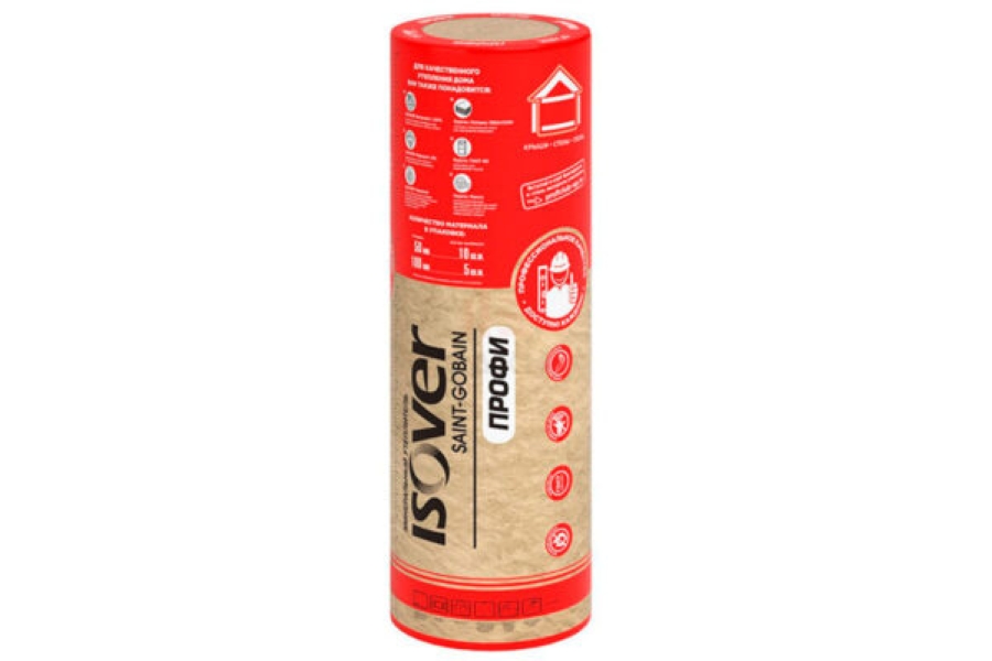 Утеплитель минвата 50*(2*610)*4100 Y/C Profi Twin Isover