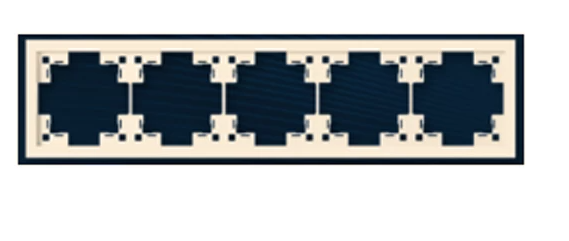 Շրջանակ 5տեղ բեժ (1/15) Lavanda Electrica