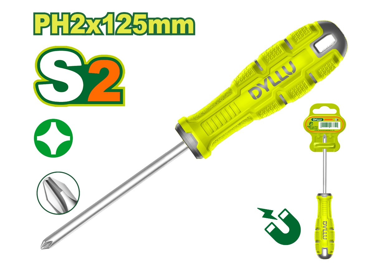 Крестовая отвертка PH2x125мм DTSDB225 DYLLU