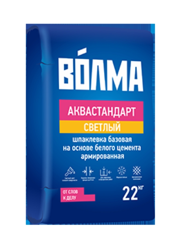 Սալիկի սոսինձ 22կգ սպիտակ Akvastandart Волма