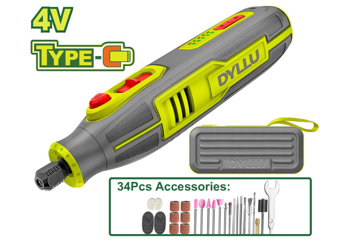 Аккумуляторная шлифовальная машинка DYLLU DTRYP1504 4V