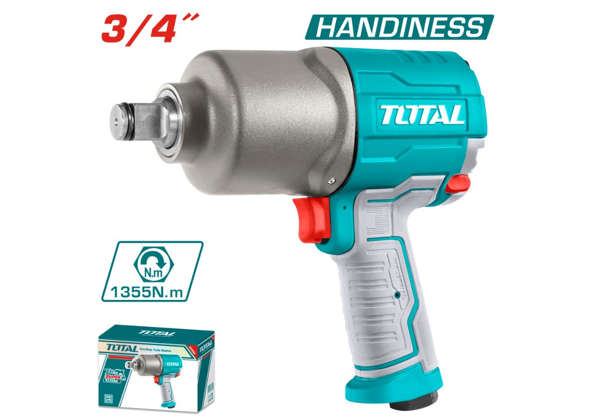 Հարվածային գայկավյորտ օդով 3/4” 1355Նմ TOTAL TAT40341