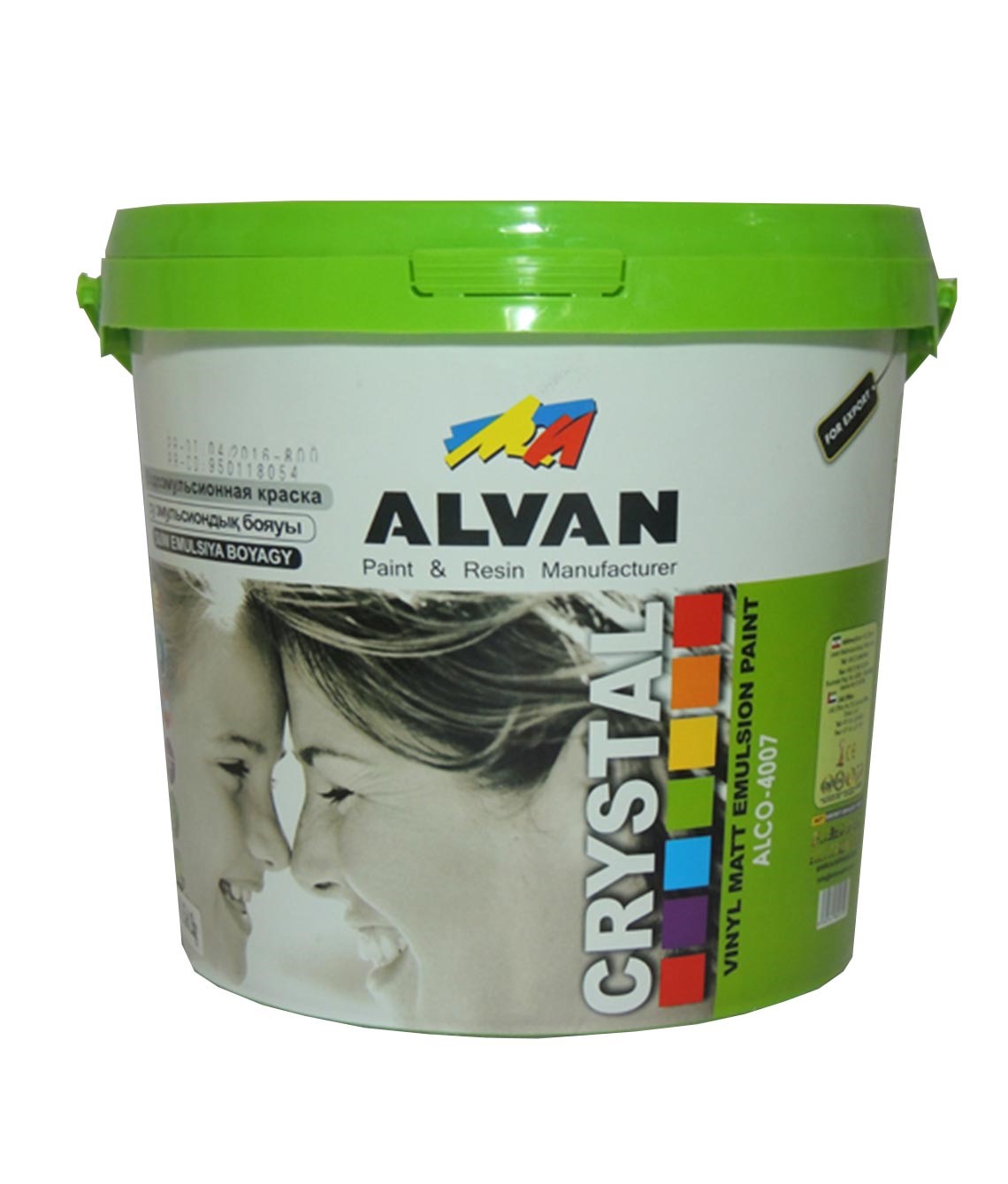 Ներկ ջրաէմուլսիոն  11,25կգ  Crystal  ALVAN