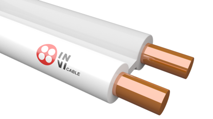 Հաղորդալար պղնձե միաջիղ (ППВ, ППВГ)  2*2,5 100մ, սպիտակ+կ արմիր, լարում 300/500v IN-VI