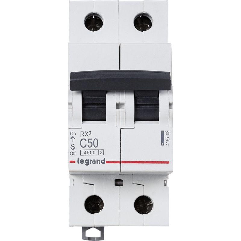 Ավտ․ անջատիչ RX3 MCB 2P C50 4500A Legrand