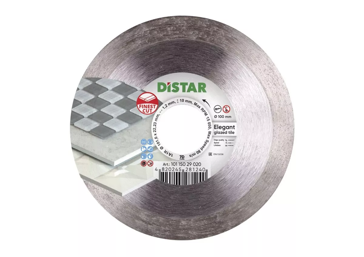 Диск алмазный 100х1,2мм Distar Elegant 10115029020