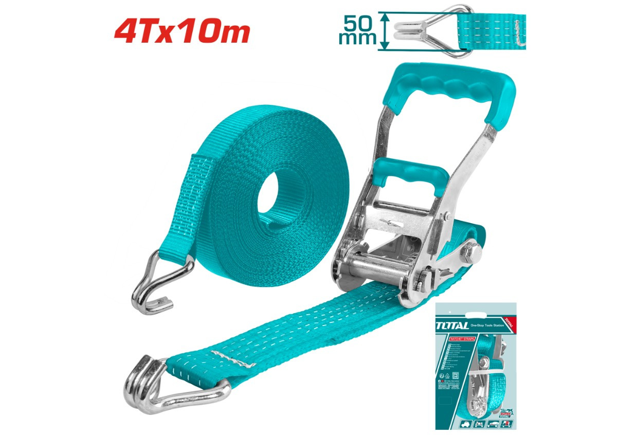 Ժապավեն ճարմանդային 4տ.10մ THTRS4101 TOTAL