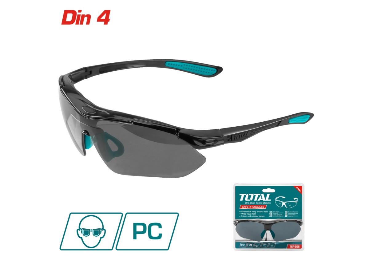 Защитные очки тёмные  TOTAL TSP306