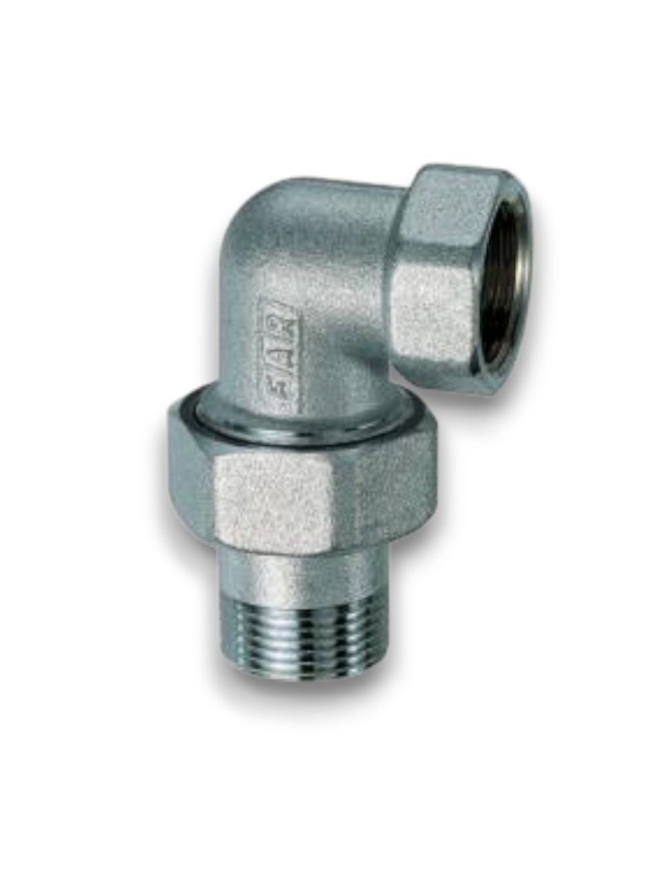 Фитинг угловой трехсоставной 1" 1/2", ВР-американка FAR