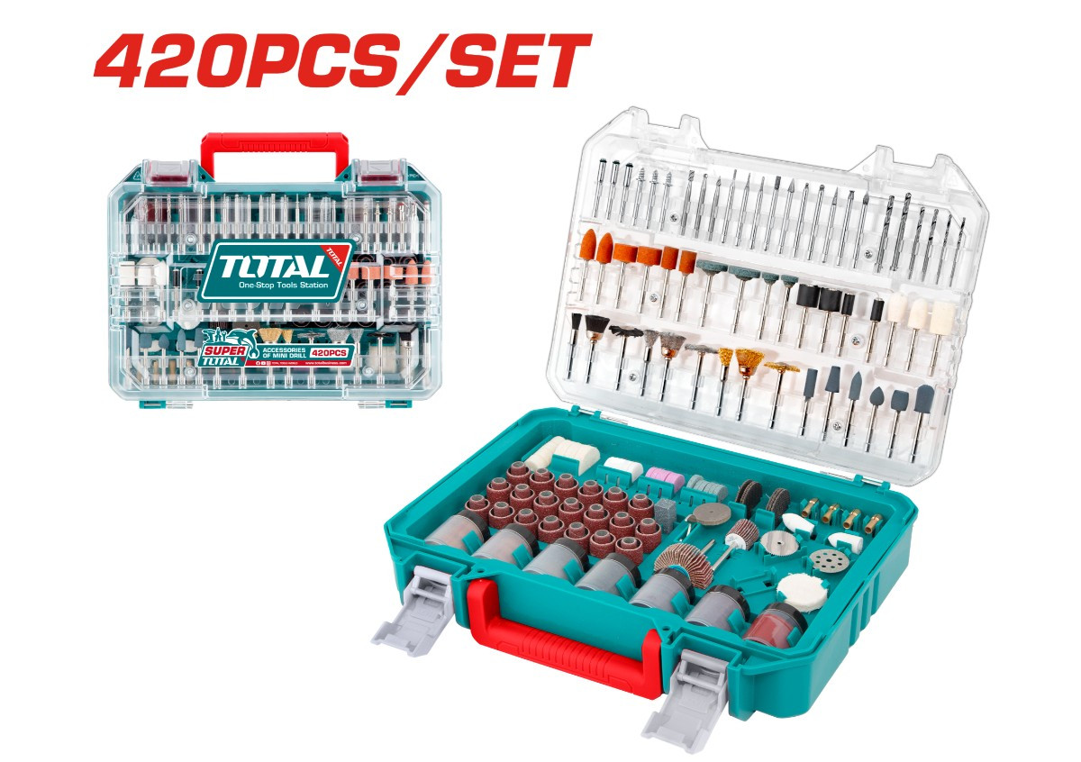 Գրավերի պարագաների հավաքածու 420 կտոր TOTAL TAKMG4208