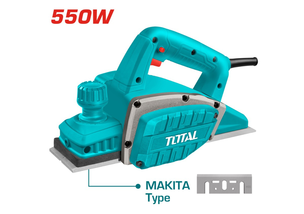 Электрорубанок 550 Вт TOTAL TL5508216