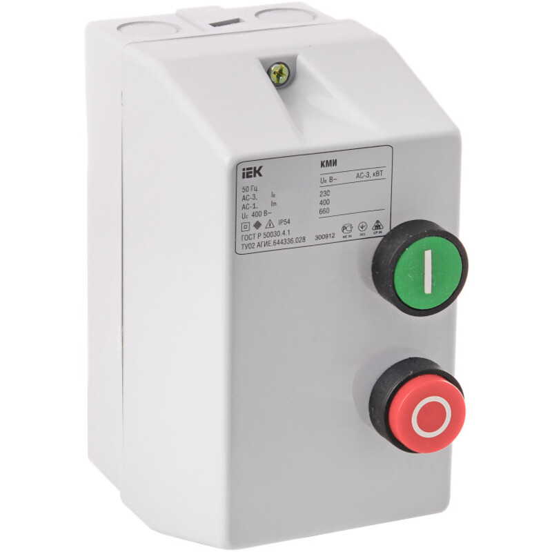 Մեկնարկիչ տուփով 12 A 230 V ԿՄԻ IP54 IEK