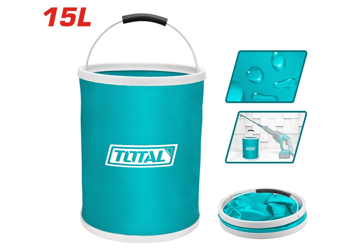 Складное ведро 15л TOTAL TGTFB