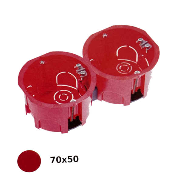 Տուփ մոնտաժային գիպսաստվարաթղթի՝ կլոր (1 մոդուլային): K-501-1 TITAN