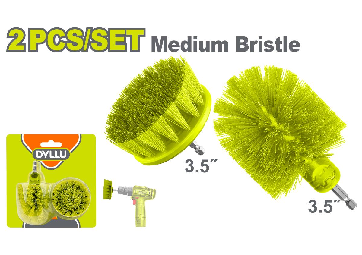 Набор щёток средней жесткости 2шт  DYLLU DTND2402
