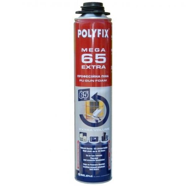 Շին․ փրփուր POLIFIX MEGA  65 GUN 780մլ TYTAN