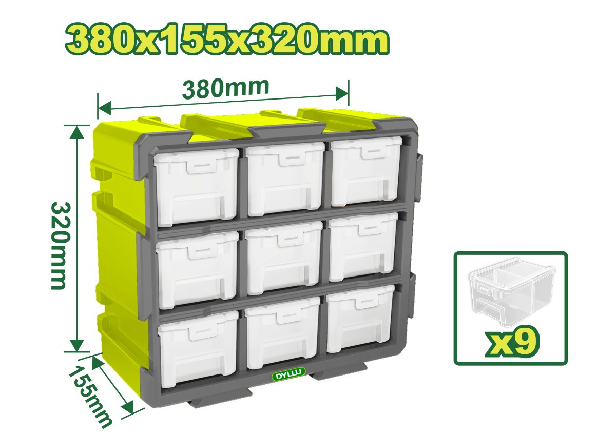 Պահեստավորման մոդուլային աշտարակ 380x155x320մմ DYLLU DTTB8331