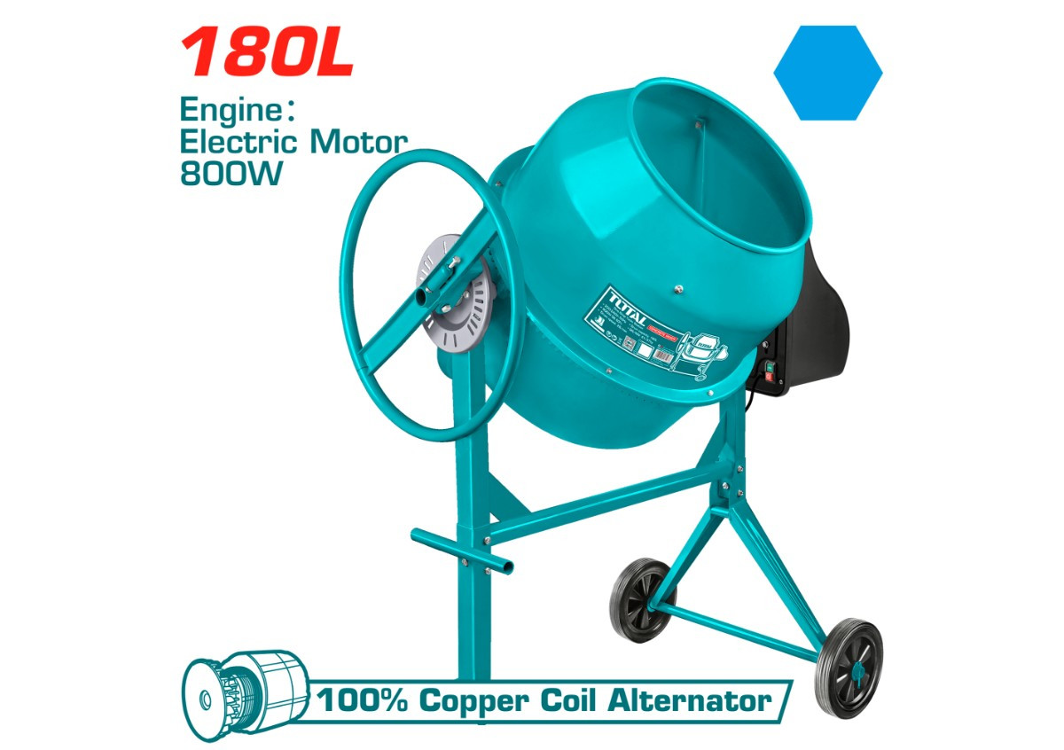 Բետոնախառնիչ TOTAL TCM180-1