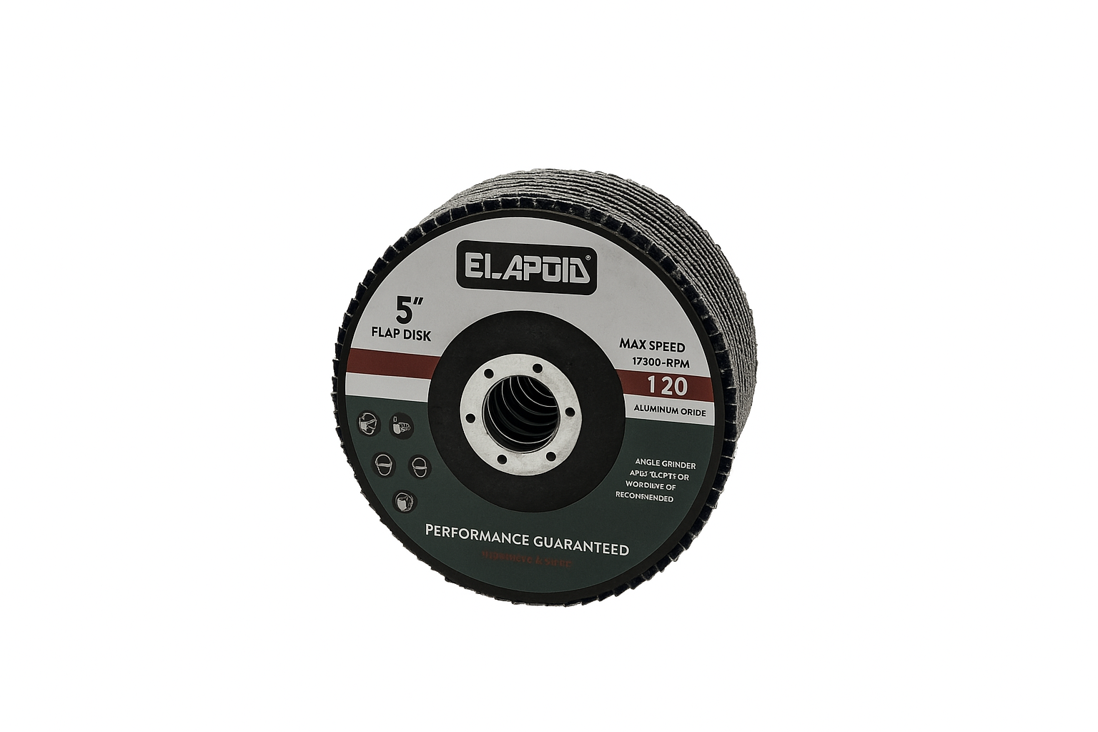 Հղկող ֆլեպ սկավառակ  կապույտ 125*120P  Elapoid