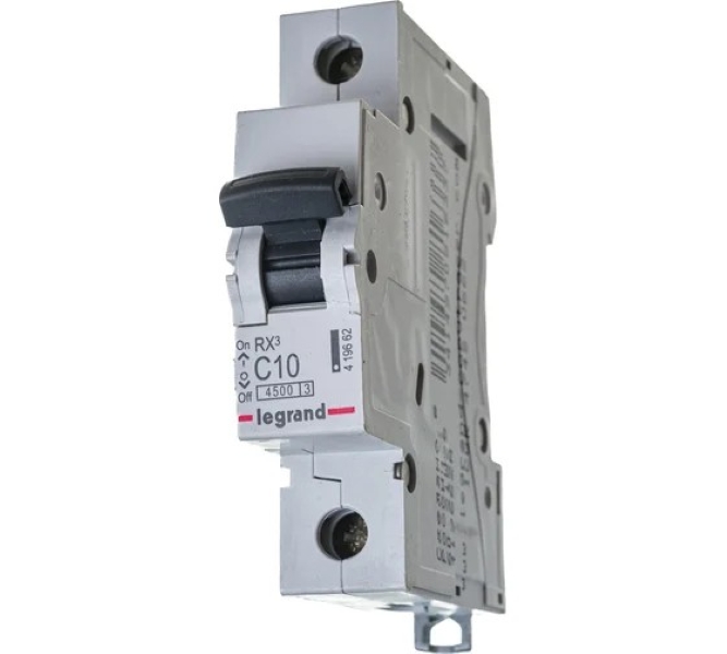 Ավտ․ անջատիչ RX3 MCB 1P C10 4500A Legrand