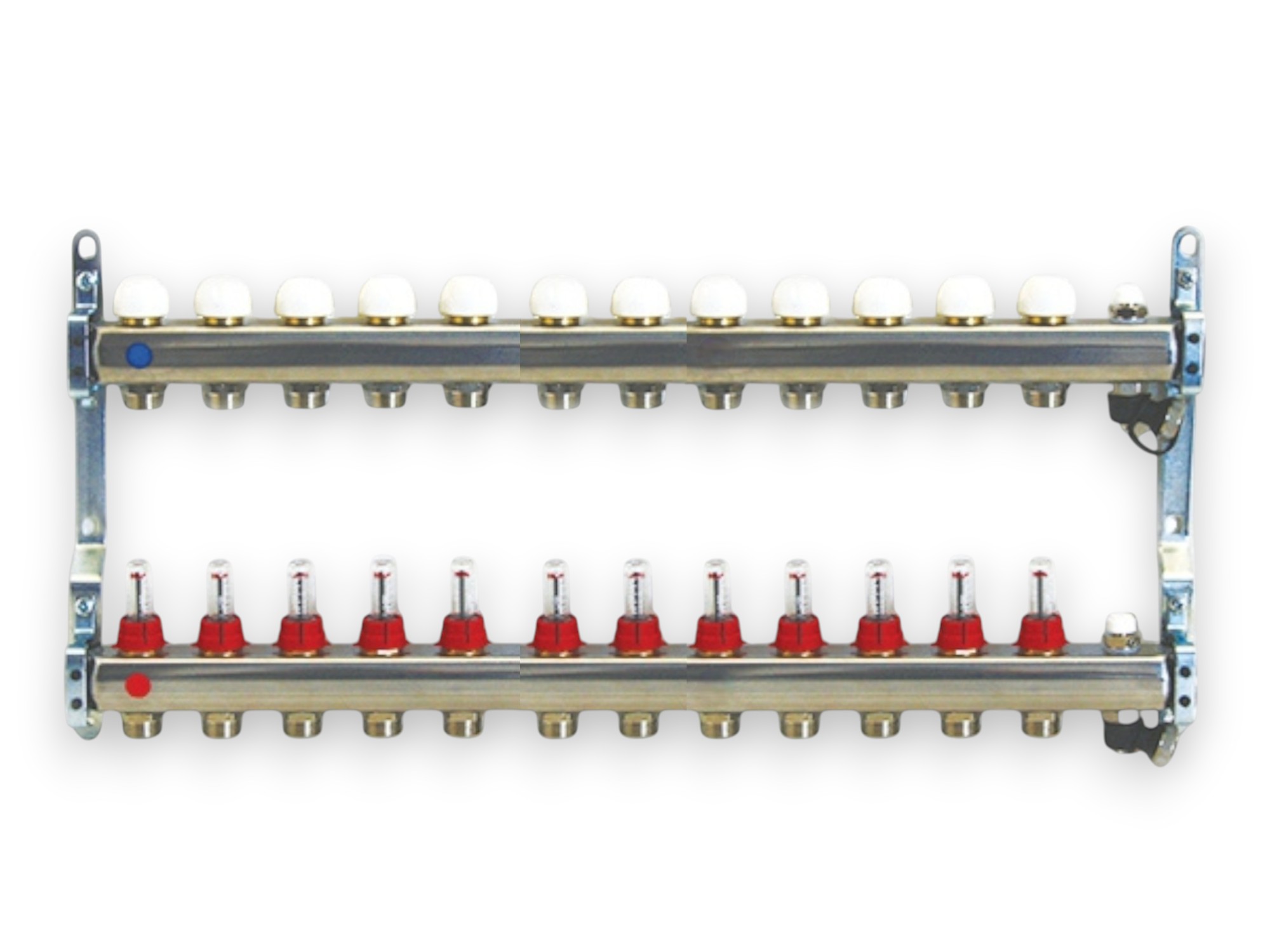 Распределительный коллектор из стали 1G 12 вых (3/4*18)  3855X TIEMME
