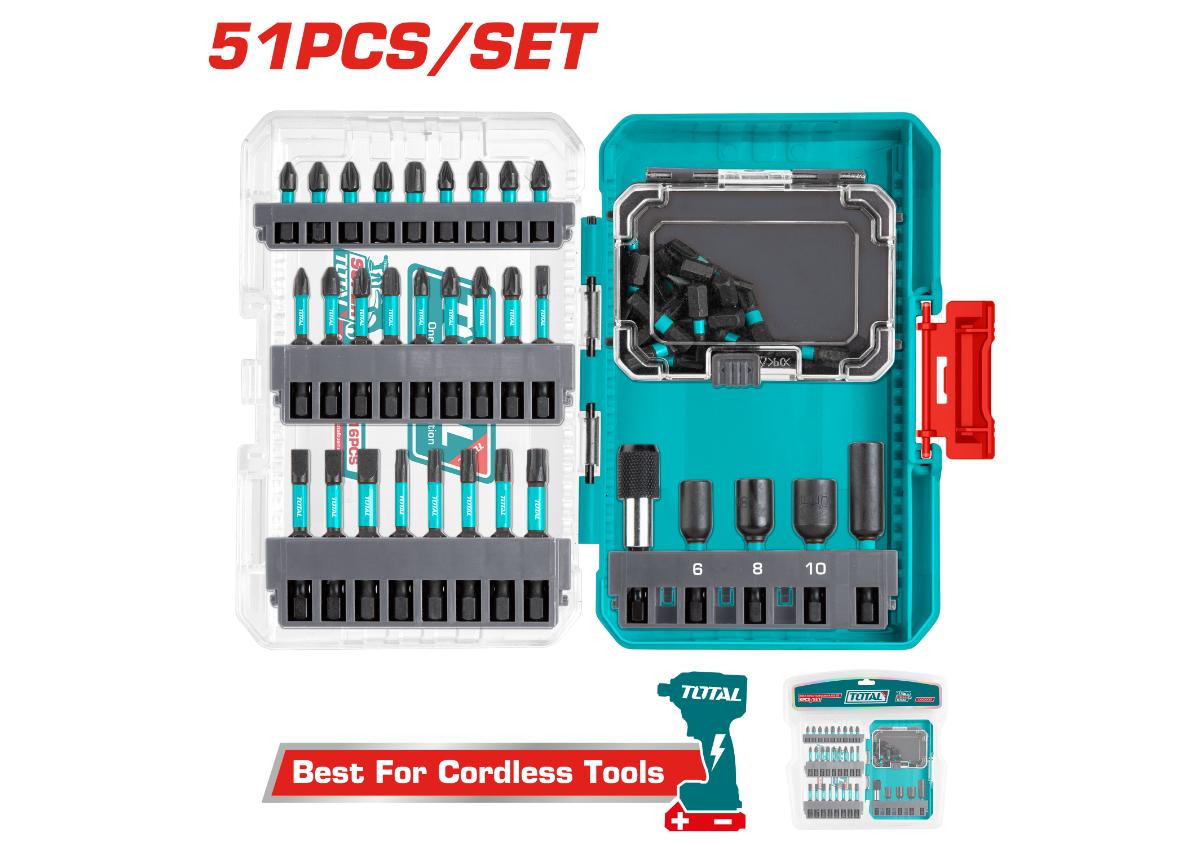 Набор ударных бит 51 предмет TACSDL25106 TOTAL