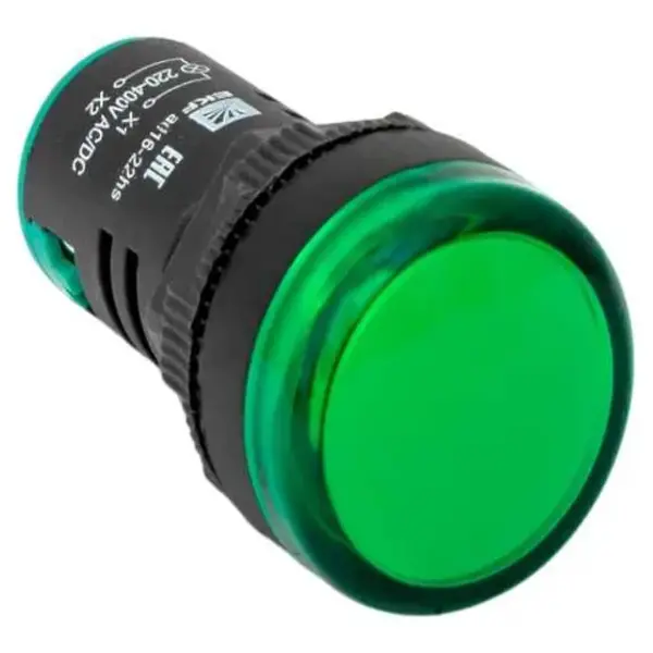 Լույս կանաչ LED AD22-220V IEK