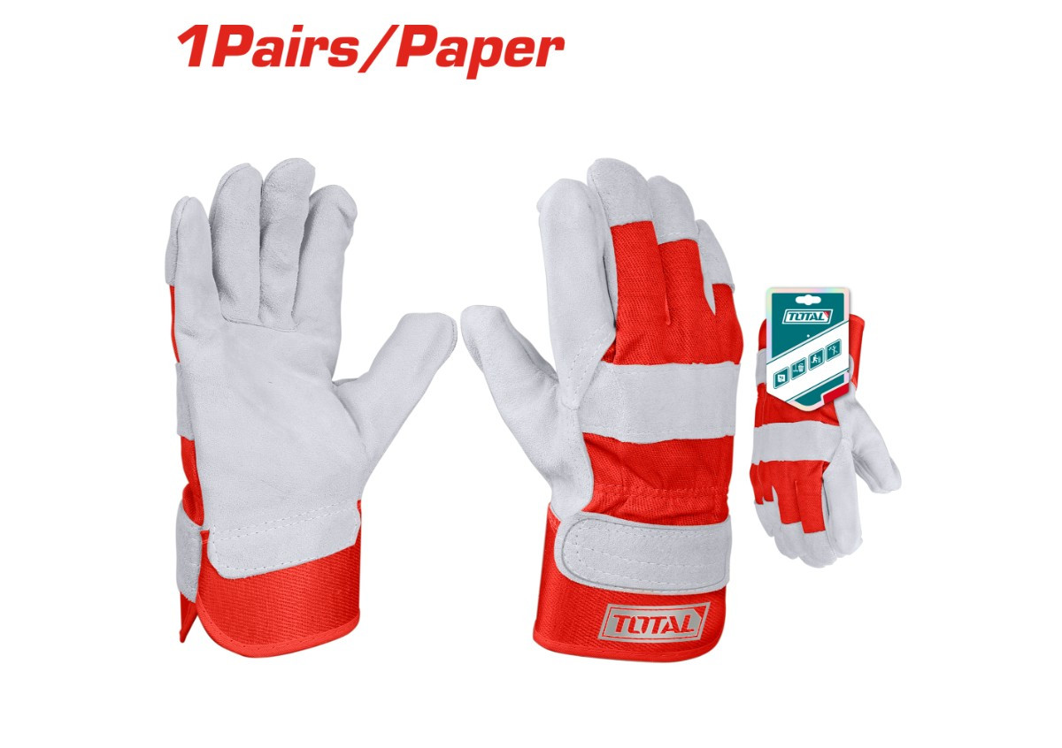 Աշխատանքային ձեռնոց կաշվե TOTAL TSP14101