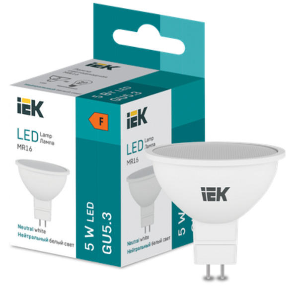 LED լամպ MR16 5 w 4000K IEK